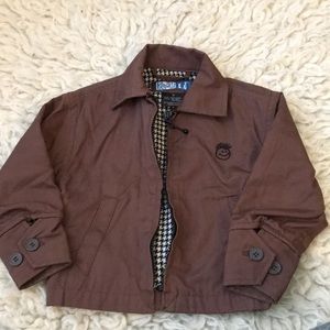 Knuckleheads Brown Boys Jacket Size S.